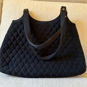 Vera Bradley Black Quilted Shoulder Bag